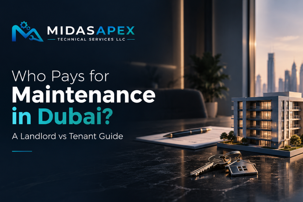 who pays for maintenance in Dubai